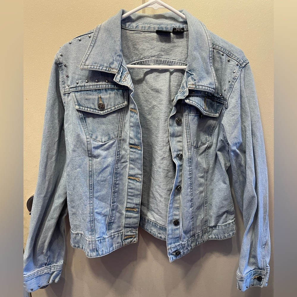 Y2K Studded Denim Jacket